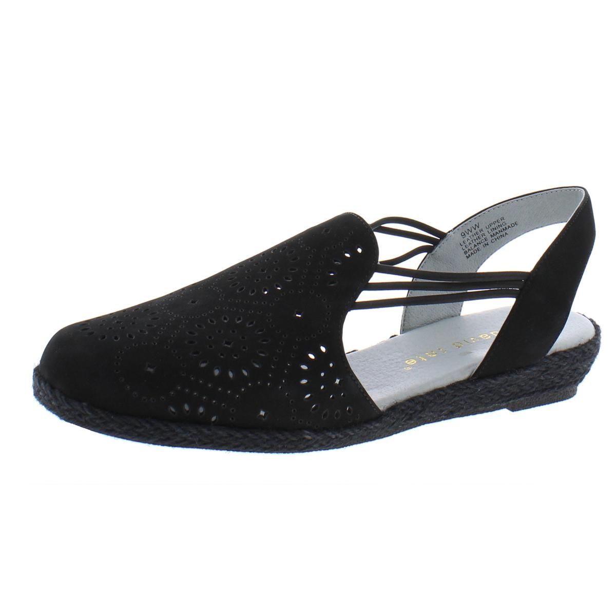Zena Womens Laser Cut Slip On Espadrilles
