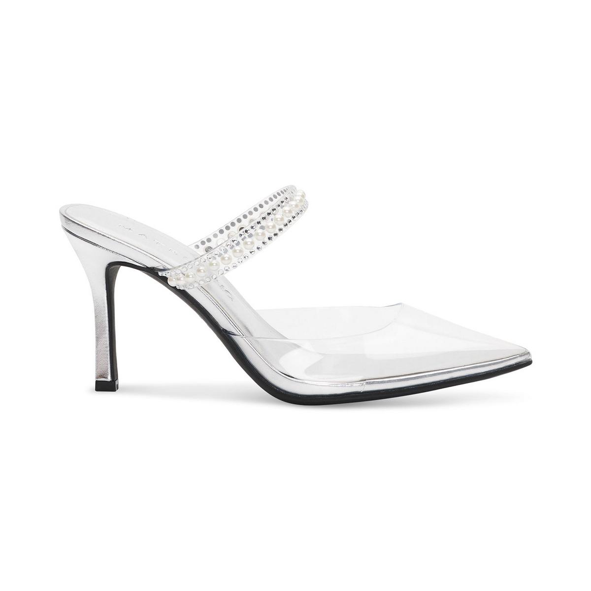 Cindy Womens Embellished Slip-on Mules