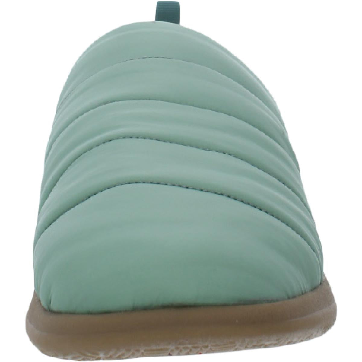 Tranquil Womens Nylon Faux Fur Lined Loafer Slippers
