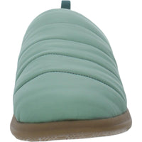 Tranquil Womens Nylon Faux Fur Lined Loafer Slippers