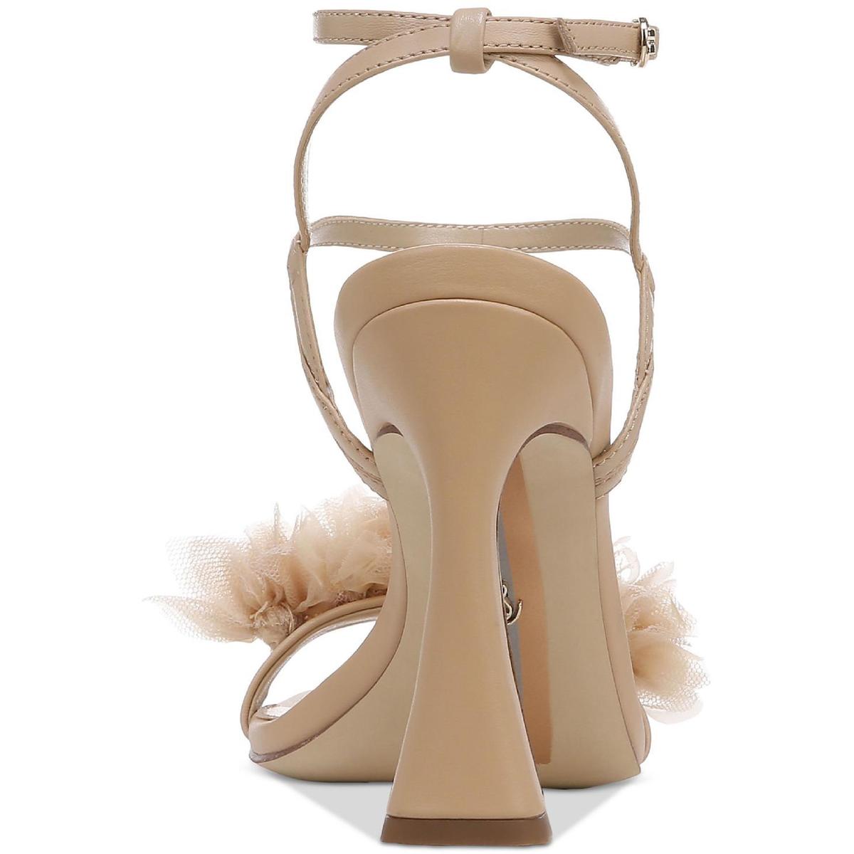 Leilani Womens Buckle Square Toe Heels
