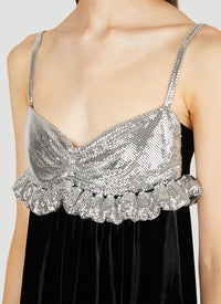 Rabanne Women Chainmail Panel Mini Dress