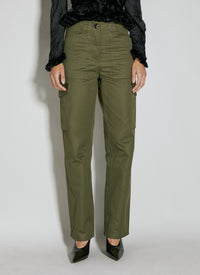 Rabanne Rabanne Women Twill Cargo Pants