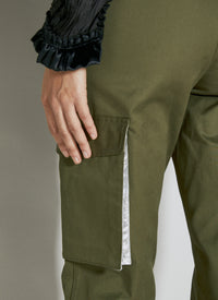 Rabanne Rabanne Women Twill Cargo Pants