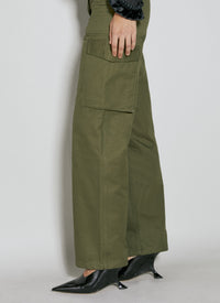 Rabanne Rabanne Women Twill Cargo Pants
