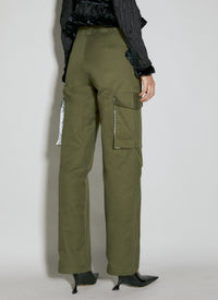 Rabanne Rabanne Women Twill Cargo Pants