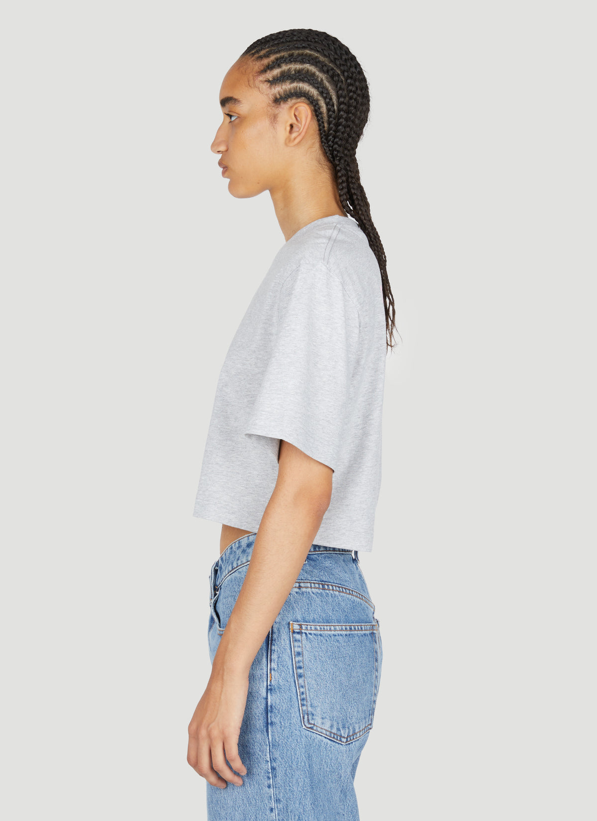 Rabanne Rabanne Women Logo Print Cropped T-Shirt