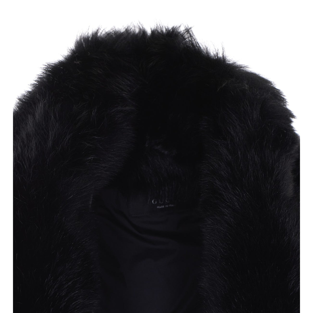 Gucci Women Padded Polyester With Shearling Jacket