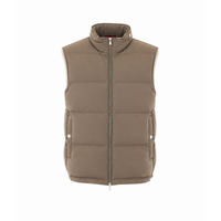 Brunello Cucinelli Brunello Cucinelli Men Padded Vest With Packable Hood