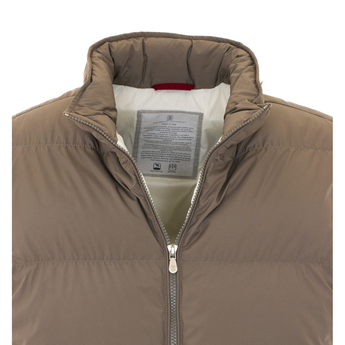 Brunello Cucinelli Brunello Cucinelli Men Padded Vest With Packable Hood