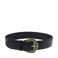 Etro Women Paisley Buckle Leather Belt
