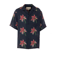 Valentino Garavani Valentino Garavani Men Papier Floral Bowling Shirt