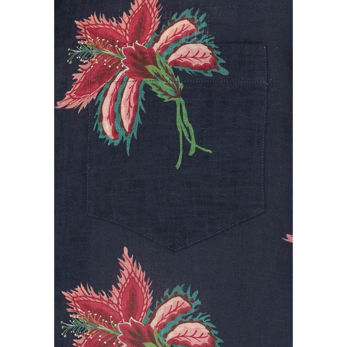 Valentino Garavani Valentino Garavani Men Papier Floral Bowling Shirt
