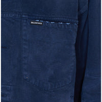 Balenciaga Balenciaga Men Patched Shirt Jacket