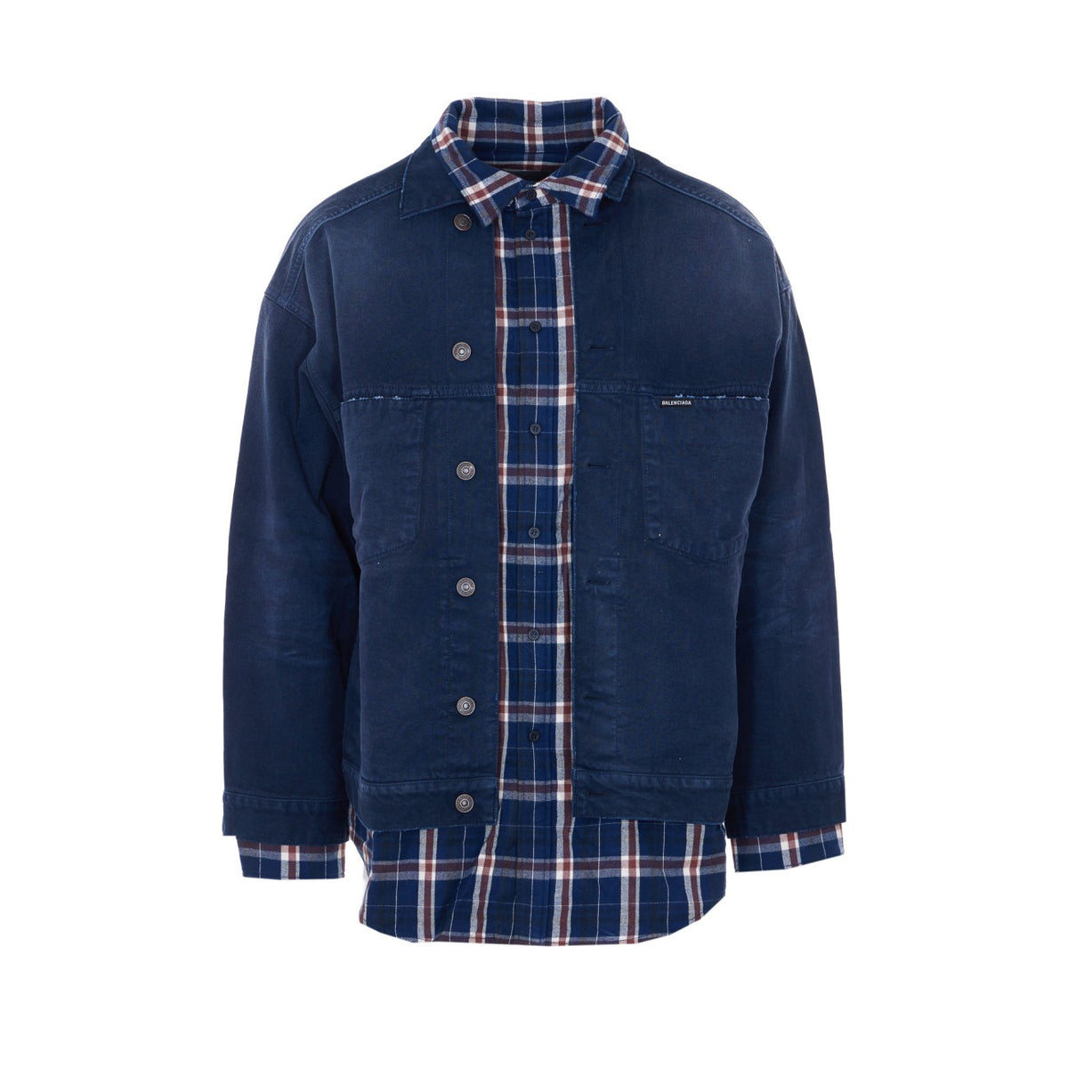 Balenciaga Balenciaga Men Patched Shirt Jacket