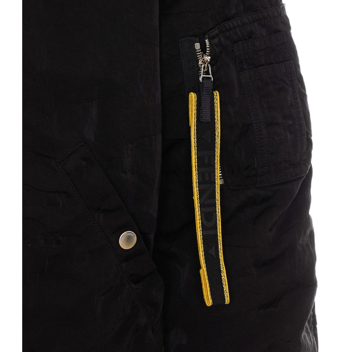 Fendi Fendi Men Patchwork Nylon Bomber Blouson
