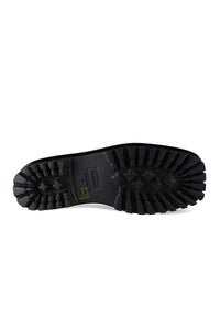 Balmain Balmain Men Patent Leather Ankle Boots With Studs