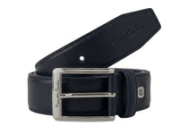 Pierre Cardin Blue Silver D-Ring Adjustable Belt Adjustable Mens Belt-42