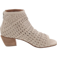 MOFIRA Womens Peep Toe Block Heel Booties