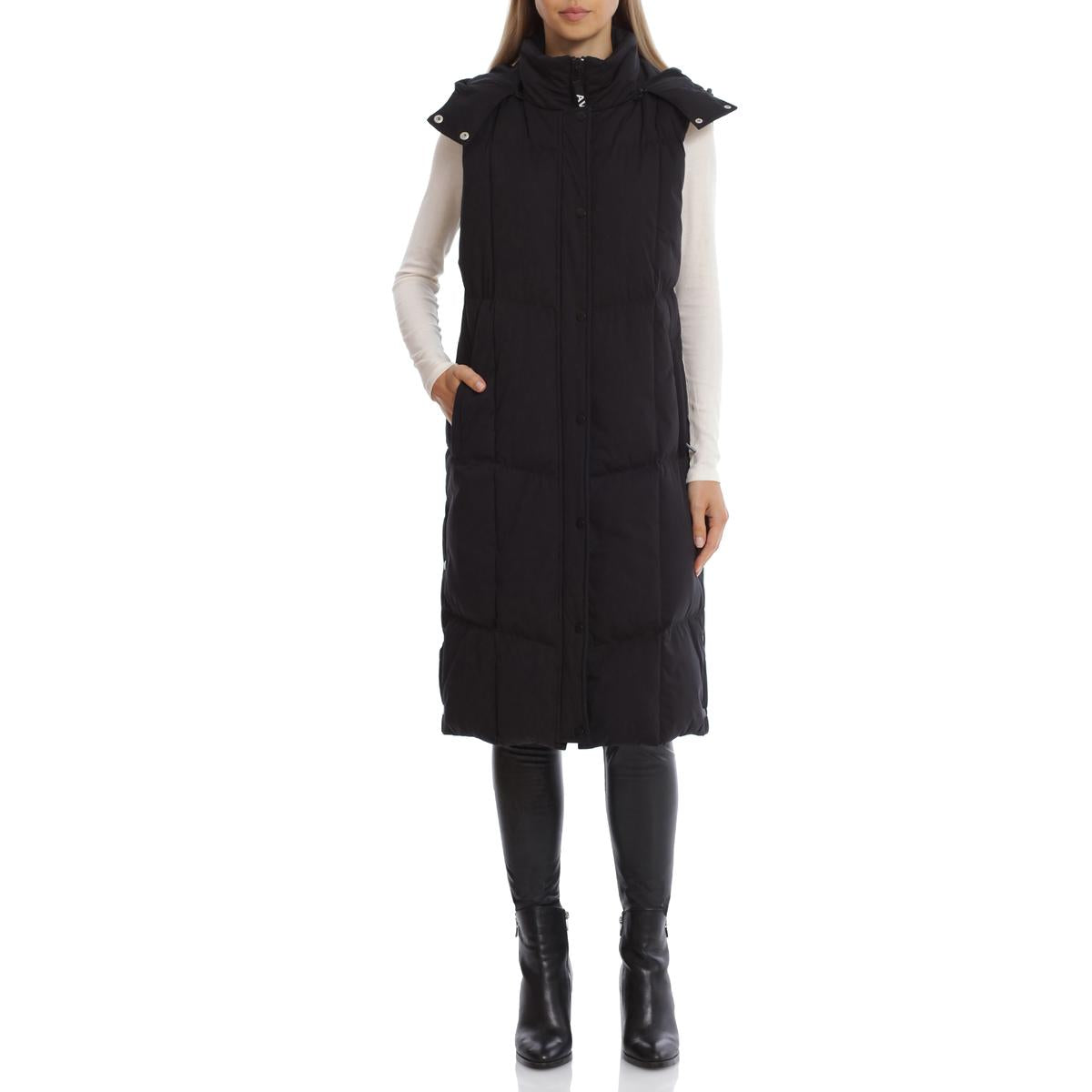 Womens Quilted Longline Vest
