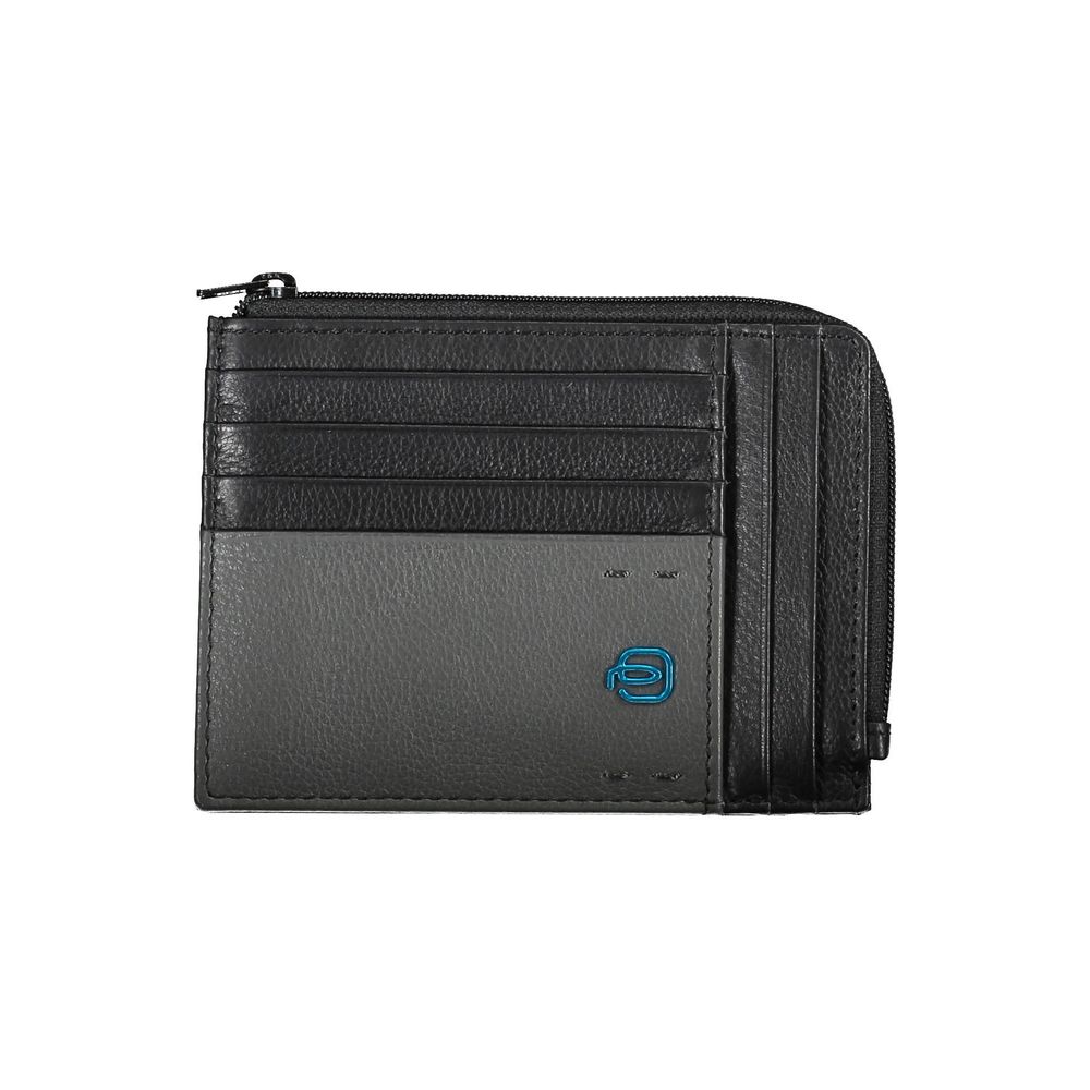 Piquadro "Black Leather Men Men's Wallet"