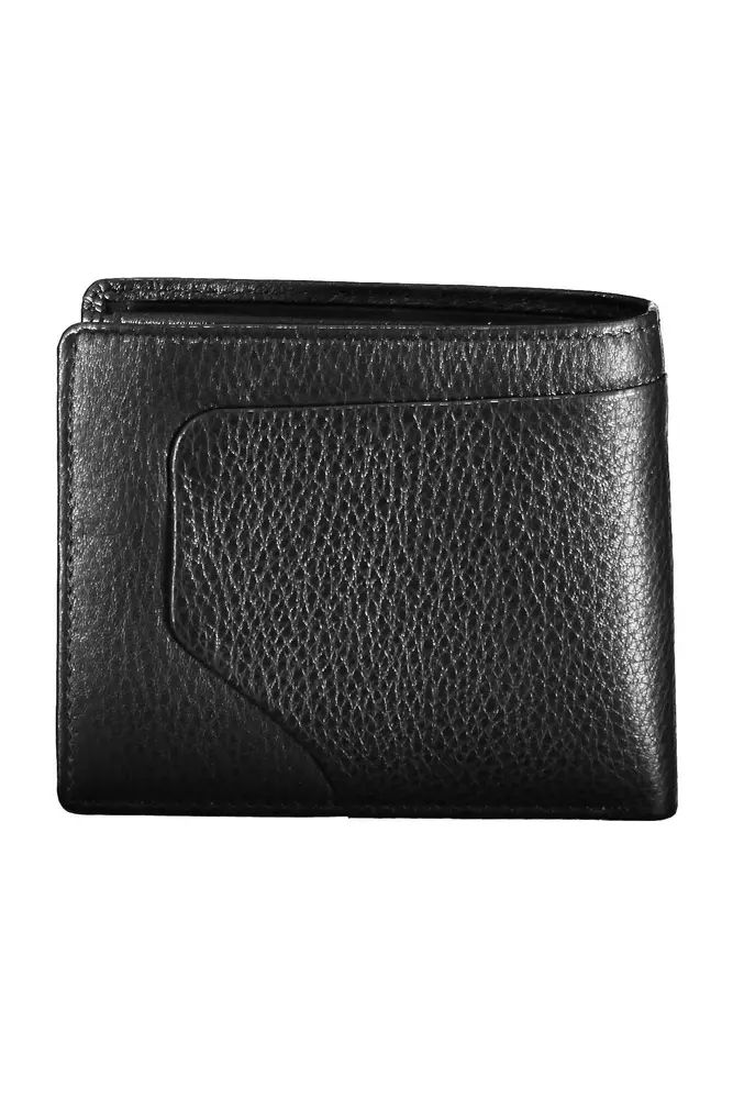Piquadro Black Leather Men Men's Wallet