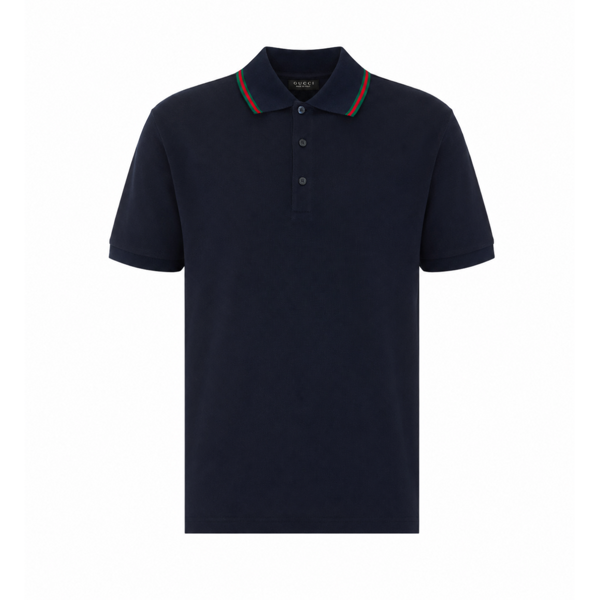 Gucci Gucci Men Piquet Polo With Web Detail