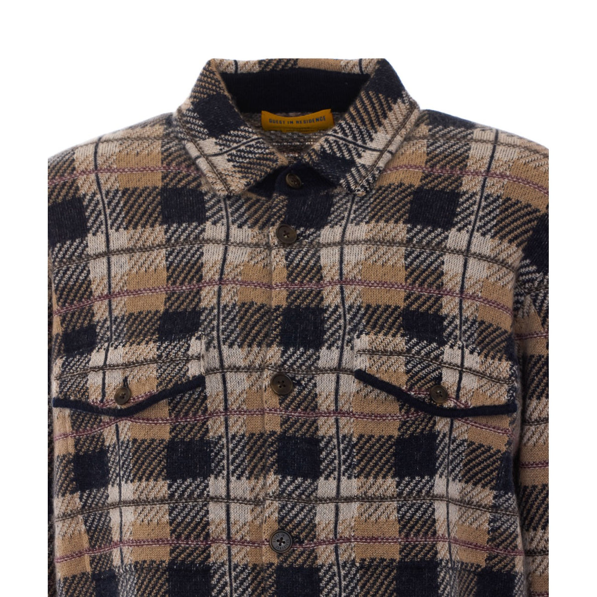 Guest In Residence Men Plaid Work Shirt