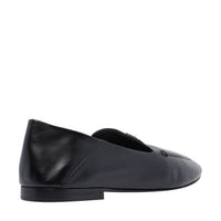 Saint Laurent Men Plain Leather Loafers