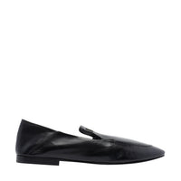 Saint Laurent Men Plain Leather Loafers