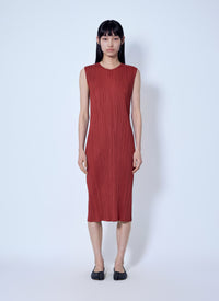 Pleats Please Issey Miyake Women September Pleated Midi Dress