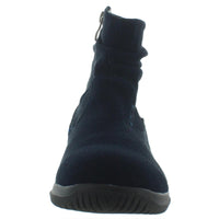 Boston Souch Womens Suede Side Zipper Ankle Boots