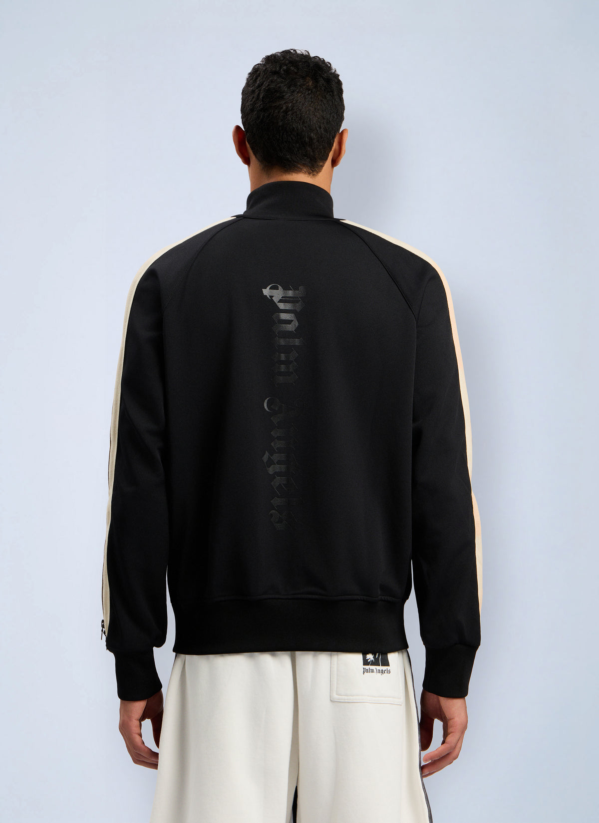 Palm Angels Men Performance Zip-Up Track Jacket