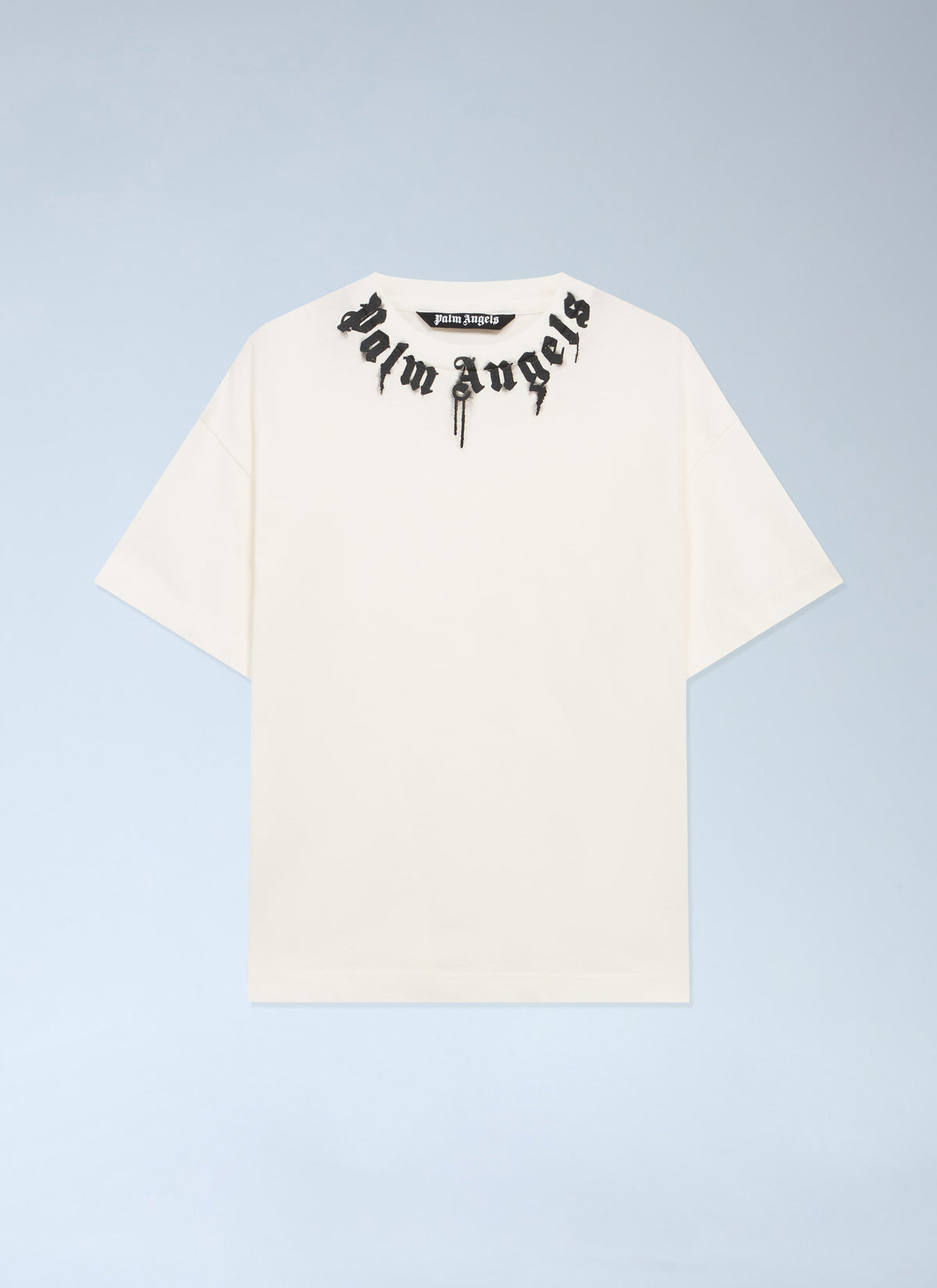 Palm Angels Men Curved Logo T-Shirt