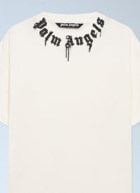 Palm Angels Men Curved Logo T-Shirt