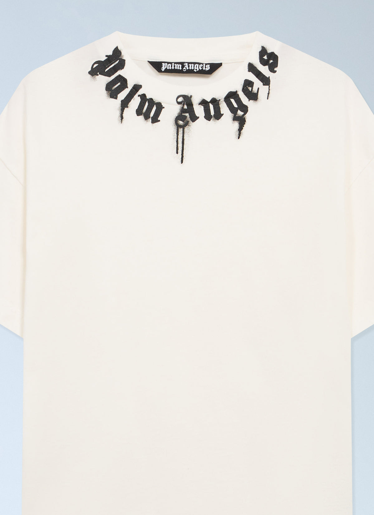 Palm Angels Men Curved Logo T-Shirt