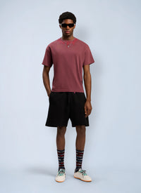Palm Angels Men Neck Logo Regular T-Shirt