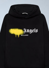 Palm Angels Palm Angels Men Spray Milan Hooded Sweatshirt
