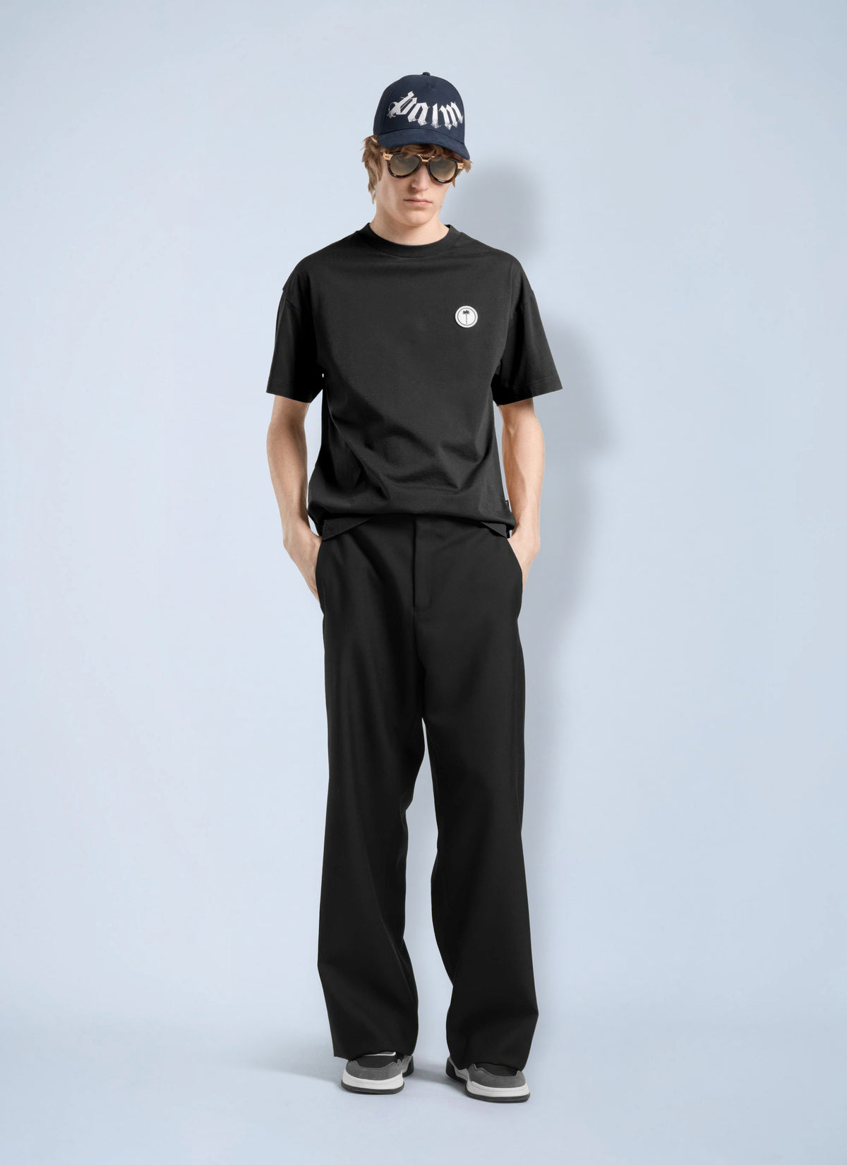 Palm Angels Men Palm Tree Regular Tee