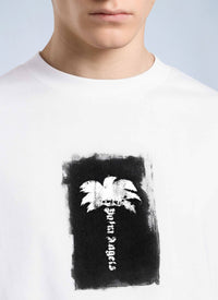 Palm Angels Palm Angels Men Brushed Palm Tree Regular Tee