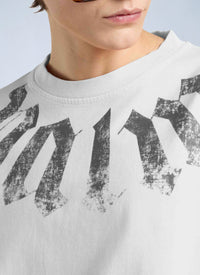 Palm Angels Men Big Neck Logo Loose Tee