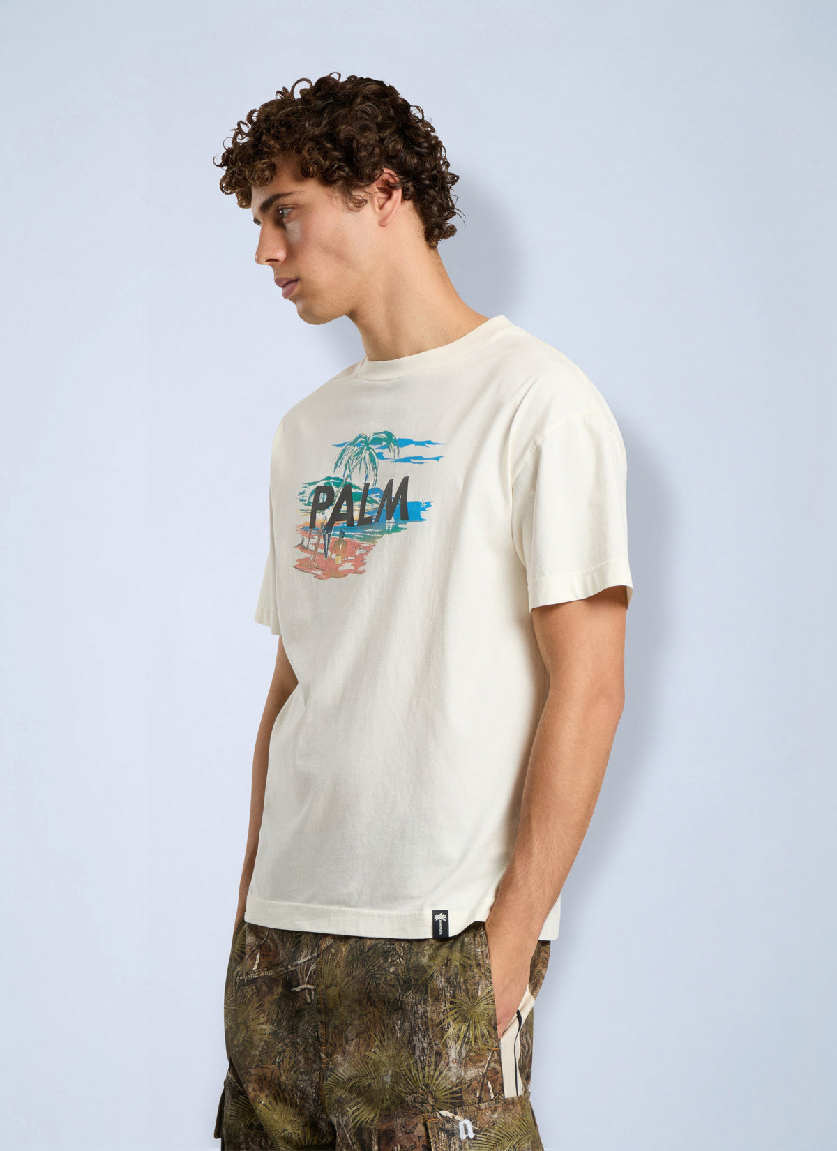 Palm Angels Palm Angels Men Palm Island Regular T-Shirt