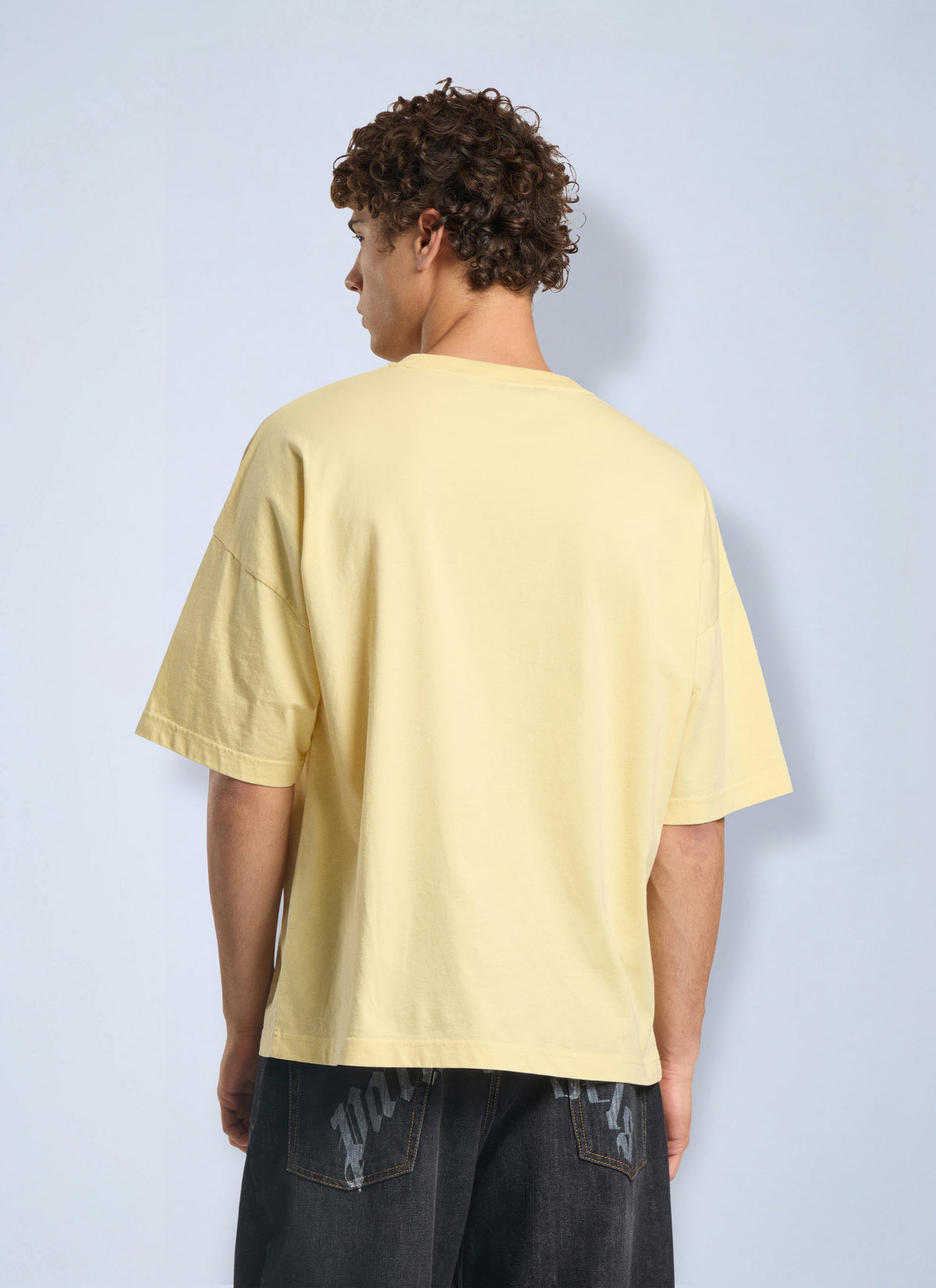 Palm Angels Palm Angels Men Vintage Box Logo Loose T-Shirt