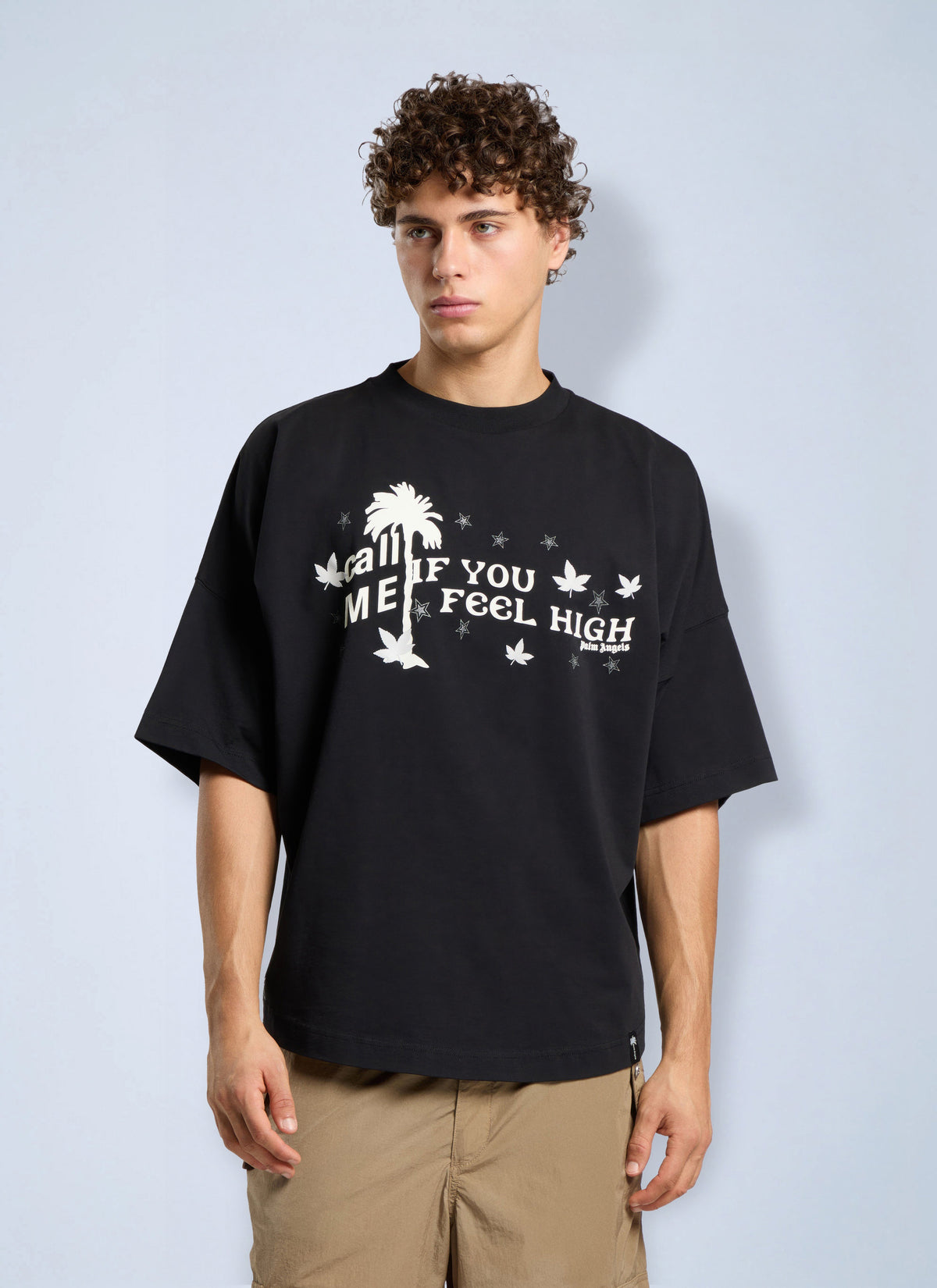 Palm Angels Palm Angels Men Feel High Oversized T-Shirt
