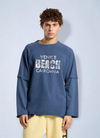 Palm Angels Palm Angels Men Cali Vibes Layered Tee L/S