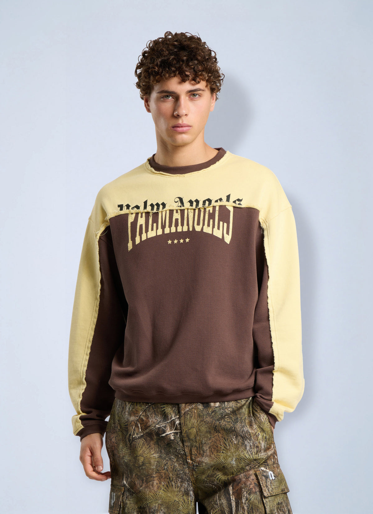 Palm Angels Palm Angels Men Vintage Logo Crewneck Sweatshirt