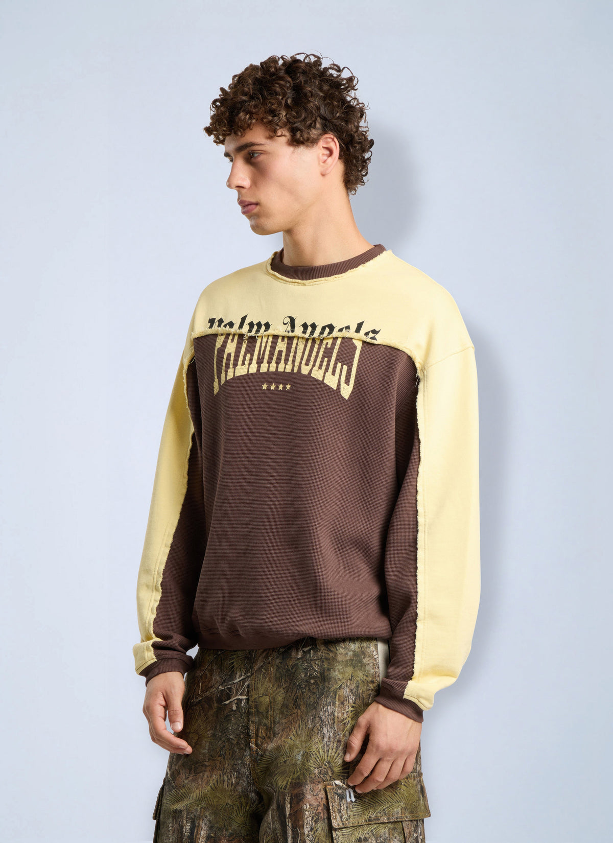 Palm Angels Palm Angels Men Vintage Logo Crewneck Sweatshirt