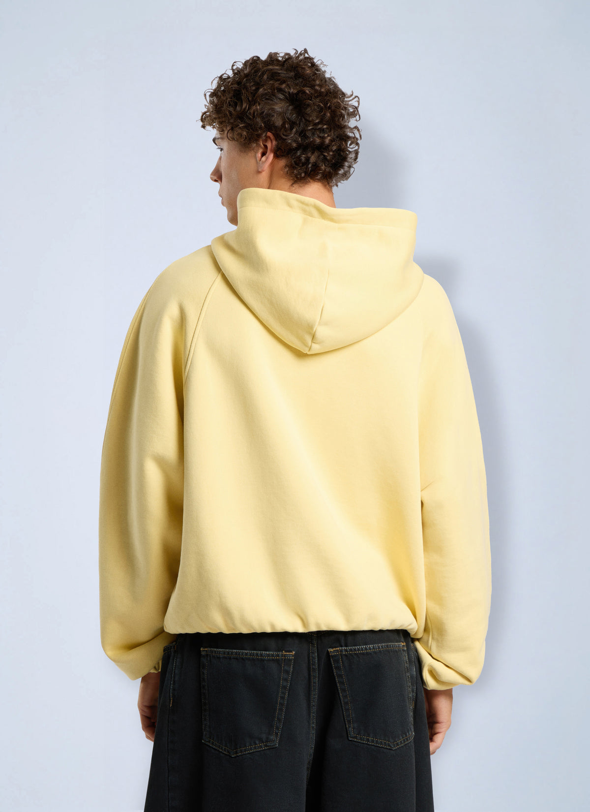 Palm Angels Men Vintage Box Logo Loose Hoodie