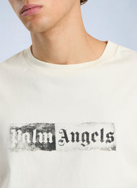 Palm Angels Men Stamp Logo Regular T-Shirt