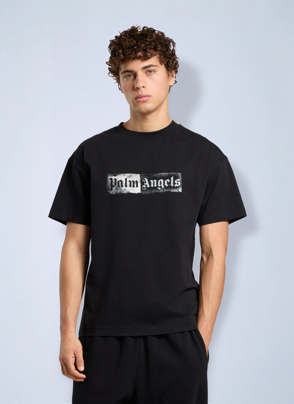 Palm Angels Palm Angels Men Stamp Logo Regular T-Shirt